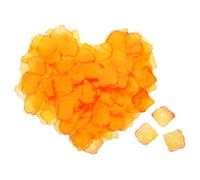 QUARKZMAN Soie Artificielle Fleur Rose Pétales, Jaune, Orange Mariage Fausse Fleurs 2 Pouce x 2 Pouce pour Mariage Centres Table, Fête Décoration Paquet de 1200