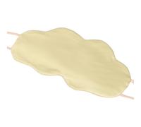 QUARKZMAN Soie,MasqueOculaire Doublure Satin Douce Protection Contre La, Cache Yeux Ajustable Longueur Réglable, Unisexe Pour Dormir La Nuit, Voyage Et Sieste Au Bureau, Or Clair