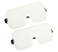 QUARKZMAN Sommeil, Masque Oculaire Bloquant La Lumiere Doux Et Respirant Carre Pour Hommes Femmes Cache-Oeil Avec Bande Reglable Pour Dormir Voyage Bureau Sieste Dormeur Lateral,
