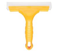 QUARKZMAN Squeegee 6 Inch Length Auto Water Blade Shower Squeegee With Non-Slip Handle Pour Windshield Window Cleaner Glass Door, Yellow