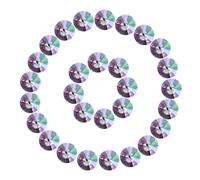 QUARKZMAN Strass Pointus â Dos 50 Pcs 6mm Violet Ab Plaqué Or