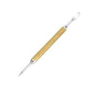 QUARKZMAN Stylo À Latte Art, Outil À Double Extrémité En Acier Inoxydable Pour Baristas Accessoires Pour Dessins Espresso Maison Café Amateurs De Café, Or