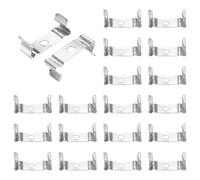 QUARKZMAN Support de Clips T5 pour Tube Fluorescent T5 Led, Pince de Support de Lampe pour Fixation de Luminaire de Remplacement pour Éclairage Intégré Led, Lot de 18