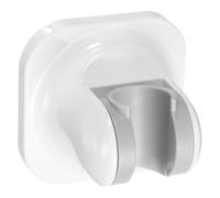 QUARKZMAN Support De Pommeau De Douche Auto-Adhésif G1/2" Blanc | Support De Pommeau De Douche Réglable, Sans Perçage, Support De Douche Avec Vis