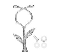 QUARKZMAN Support Gâteau 1 Étage Avec Poignée En Métal, Support Pour Cupcakes, Desserts, Accessoires Pour Mariage, Fête, Festival, Argent (Vigne)