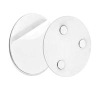 QUARKZMAN Support Magnétique pour Détecteur Brume avec Pastilles Adhésives Extra Fortes Montage Magnétique Universel à 3 Voies pour Suspendre 70mm Diamètre pour Alarmes