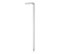 QUARKZMAN T15 Clé Torx Inviolable en Étoile 104mm / 4,1" Clé à 6 Points à Bras Long en Forme de L, Outil Manuel à Surface Revêtue de Chrome en Acier S2 pour Réparations automobiles