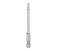 QUARKZMAN T15 Embout de Sécurité Torx 1/4" Hexagonal 3" Long en Acier S2 Magnétique Résistant aux Manipulations Étoile avec Trou pour Embouts de Tournevis pour Perceuse