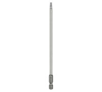 QUARKZMAN T20 Torx Head Screwdriver Bit 1/4" Hex Shank 6" (150mm) | 6 point Star, Screw Driver Drill Bits, S2 Steel, Industrial Power Screwdrivers, Magnetic, No Hole Tip, Tamper Proof