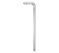 QUARKZMAN T55 Clé Torx Inviolable en Étoile 240mm / 9,45" en Acier S2 | Clé à 6 Points à Bras Long en Forme de L, pour Réparations automobiles, Outil Manuel à Surface Revêtue de Chrome