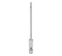 QUARKZMAN T9 Embout de Sécurité Torx 1/4" Hexagonal 4" Long en Acier S2 Magnétique Résistant aux Manipulations avec Tête en Étoile Et Trou pour Embouts de Tournevis pour Perceuse