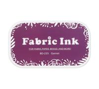 QUARKZMAN Tampons Encreurs Pour Timbres, 3.7x2.2 Pouces Tampon Encreur En Tissu Pour Textile, Bois, Papier, Empreinte Digitale, DIY Création De Cartes, Rose Violet