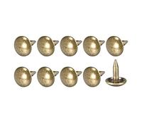QUARKZMAN Tapisserie Clou Punaises (6x7x2mm) 200pcs, Fer Rond Pouce Poussoir Punaises - pour Maison Construction, Maison Cuisine Meubles, Bronzé
