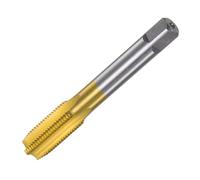 QUARKZMAN Taraud Métrique M14 x 1.5 H2 en Acier Rapide Revêtu de Titane, Fraise à Fileter Droite en Acier Rapide M35, Outil de Réparation de Filetage Vissé