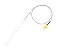 QUARKZMAN Thermocouple de Type K avec Fiche, Sonde de Capteur de Température -50 à 1100°C (-58 à 2012°F) en Acier Inoxydable, Fil de 0,5x300mm 3,3 Pieds