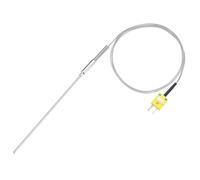 QUARKZMAN Thermocouple de Type K avec Fiche, Sonde de Capteur de Température -50 à 1100°C (-58 à 2012°F) en Acier Inoxydable, 3,2x150mm 3,3Pieds de Fil