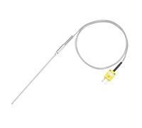 QUARKZMAN Thermocouple de Type K avec Fiche, Sonde de Capteur de Température -50 à 1100°C (-58 à 2012°F) en Acier Inoxydable, 1,6x150mm Câble de 3,3 Pieds