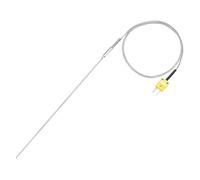 QUARKZMAN Thermocouple de Type K avec Fiche, Sonde de Capteur de Température -50 à 1100°C (-58 à 2012°F) en Acier Inoxydable, Fil de 1x455mm 3,3Pieds