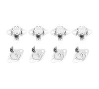 QUARKZMAN Thermostat KSD301 125°C/257°F 16A Normalement Fermé N.C Ajuster Le commutateur de température à Disque de déclenchement pour Micro-Ondes, cafetière 8 pcs, Matériau en céramique