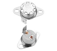 QUARKZMAN Thermostat Ksd301 140°C/284°F 10A Normalement Fermé N.F. Ajuster le Commutateur de Température à Disque de Déclenchement pour Micro-Ondes, Four, Cafetière 2 Pièces en Céramique