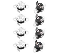 QUARKZMAN Thermostat Ksd301 145°C/293°F 10A N.C Interrupteur de Température à Disque de Rupture Réglable pour Micro-Ondes, Four, Cafetière 8 Pièces, Matériau en Bakélite