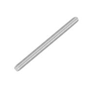 QUARKZMAN Tige Filetée Complète M10x130mm Acier Inoxydable 304 Argenté | Tiges Filetées à Mouvement Linéaire M10-1.5, Filetage à Droite pour Serre-Joint Suspente U-Boulon Meuble Machine