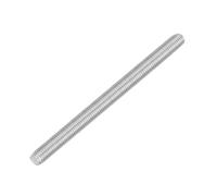 QUARKZMAN Tige Filetée Complète M10x140mm Acier Inoxydable 304 Argenté | Tiges Filetées à Mouvement Linéaire M10-1.5, Filetage à Droite pour Serre-Joint Suspente U-Boulon Meuble Machine