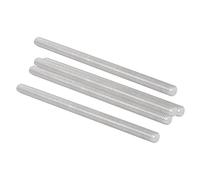 QUARKZMAN Tige Filetée M10 x 150mm 1,5mm Pas Entièrement Tiges Filetées x 5 Pièce 304 Inox Acier Mâle Fileté Tige Barre pour Boulons et Pinces et Cintres et Boulons en U,[Argent]