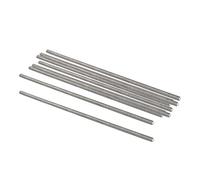 QUARKZMAN Tige Filetée M3 x 120mm 0,5mm Pas Entièrement Tiges Filetées x 10 Pièce 304 Inox Acier Mâle Fileté Tige Barre pour Boulons et Pinces et Cintres et Boulons en U,[Argent]