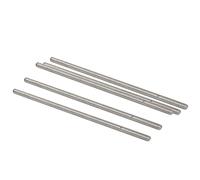 QUARKZMAN Tige Filetée M4 x 120mm 0,7mm Pas Entièrement Tiges Filetées x 5 Pièce 304 Inox Acier Mâle Fileté Tige Barre pour Boulons et Pinces et Cintres et Boulons en U,[Argent]