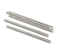 QUARKZMAN Tige Filetée M5 x 100mm 0,8mm Pas Entièrement Tiges Filetées x 5 Pièce 304 Inox Acier Mâle Fileté Tige Barre pour Boulons et Pinces et Cintres et Boulons en U,[Argent]