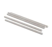 QUARKZMAN Tige Filetée M5 x 140mm 0,8mm Pas Entièrement Tiges Filetées x 5 Pièce 304 Inox Acier Mâle Fileté Tige Barre pour Boulons et Pinces et Cintres et Boulons en U,[Argent]