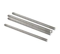 QUARKZMAN Tige Filetée M8 x 180mm 1,25mm Pas Entièrement Tiges Filetées x 5 Pièce 304 Inox Acier Mâle Fileté Tige Barre pour Boulons et Pinces et Cintres et Boulons en U,[Argent]