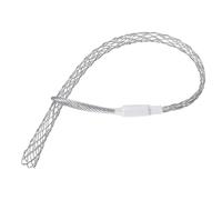 QUARKZMAN Tire-Câble de Traction 1,3 Pieds Tire-Chaussette en Treillis Métallique à Tête Unique en Acier Galvanisé pour Câble de 15-20 mm (Blanc)