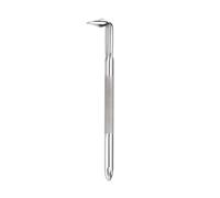 QUARKZMAN Tournevis Décalé PH2/SL6 Angle Droit 90 Degrés Double Extrémité Type L 4.13" Longeur Outil Manuel Pour Réparation, Argent