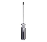 QUARKZMAN Tournevis Magnétique Phillips Tige 5x100mm PH2 Acier Carbone Noir | Tête Cruciforme Avec Manche Antidérapant Pour Réparation Appareils Amélioration