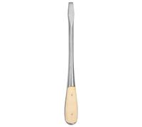 QUARKZMAN Tournevis Plat SL10 12" En Acier Au Carbone Avec Manche En Bois Pour Serrage, Ciselage Et Desserrement
