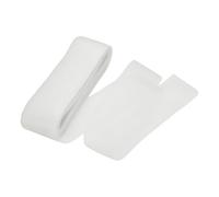 QUARKZMAN Tresse Raide En Crin 50 Verges 8cm Garniture Souple En Crin Pour En Polyester Couture Robe De Mariée Robe De Danse Façonnage Garniture, Blanc