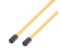 QUARKZMAN Tube De Protection D'Antenne en Plastique 320mm, Tube D'Antenne RC avec Bouchons pour Voiture RC Bateau Drone Receiver(Orange, 2 Pcs)
