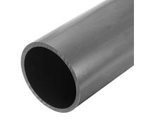 QUARKZMAN Tube PVC Rigide Rond 96.8mm ID 110mm OD 30 cm de Long Haute Résistance pour Tuyau d'Eau, Aquarium, Réservoir à Poissons, Serre de Jardin, Gris