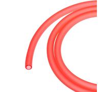 QUARKZMAN Tube PVC Tuyau de Carburant en PVC Durite Essence 5mmx8mm 1 Mètre Rouge pour Tronçonneuses, Tondeuses à Gazon, Coupe-Bordures, Souffleurs, Petits Moteurs
