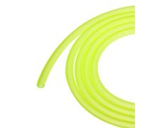 QUARKZMAN Tube PVC Tuyau de Carburant en PVC Durite Essence 5mmx8mm 2 Mètre Jaune pour Tronçonneuses, Tondeuses à Gazon, Coupe-Bordures, Souffleurs, Petits Moteurs