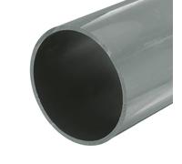 QUARKZMAN Tube Rigide en PVC Tube Rond 147,6mm ID 160mm OD 20cm Longueur Gris Clair pour Conduite d'Eau, Artisanat, Manchon de Câble