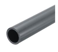 QUARKZMAN Tube Rigide en PVC Tube Rond 20,6mm ID 26mm OD 20cm Longueur Gris Clair pour Conduite d'Eau, Artisanat, Manchon de Câble