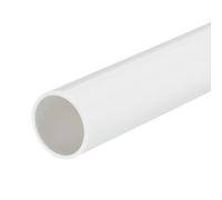 QUARKZMAN Tube Rigide en PVC Tube Rond 28mm ID 32mm OD 33cm de Long Blanc pour Manchon de Câble de Conduite d'Eau