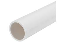 QUARKZMAN Tube Rigide en PVC Tube Rond 34mm ID 40mm OD 350mm de Long Blanc Manchon de Câble Résistantes aux Chocs pour l'Artisanat des Conduites d'Eau
