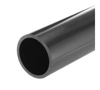 QUARKZMAN Tube Rigide en PVC Tube Rond 42,6mm ID 50mm OD 20cm Longueur Gris Foncé pour Conduite d'Eau, Manchon de Câble