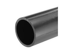 QUARKZMAN Tube Rigide en PVC Tube Rond 53,6mm ID 63mm OD 20cm Longueur Gris Foncé pour Conduite d'Eau, Manchon de Câble