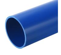 QUARKZMAN Tube Rigide Rond en PVC de 67,8 mm ID et 75 mm (3 Pouces) OD, 35cm de Longueur, Bleu, Résistant aux Chocs, pour Tuyau D'Eau, Travaux Manuels, Gaines de Câbles
