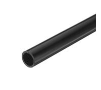 QUARKZMAN Tube Rond Rigide en PVC 16mm ID 20mm OD 350mm Longueur Noir pour Conduite d'Eau, Artisanat, Manchon de Câble